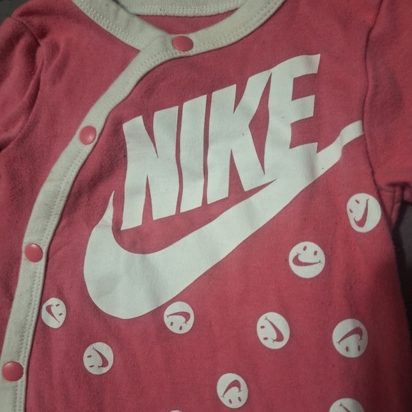 Nike pink and White Kids Pajama Set - Picture 2 of 3